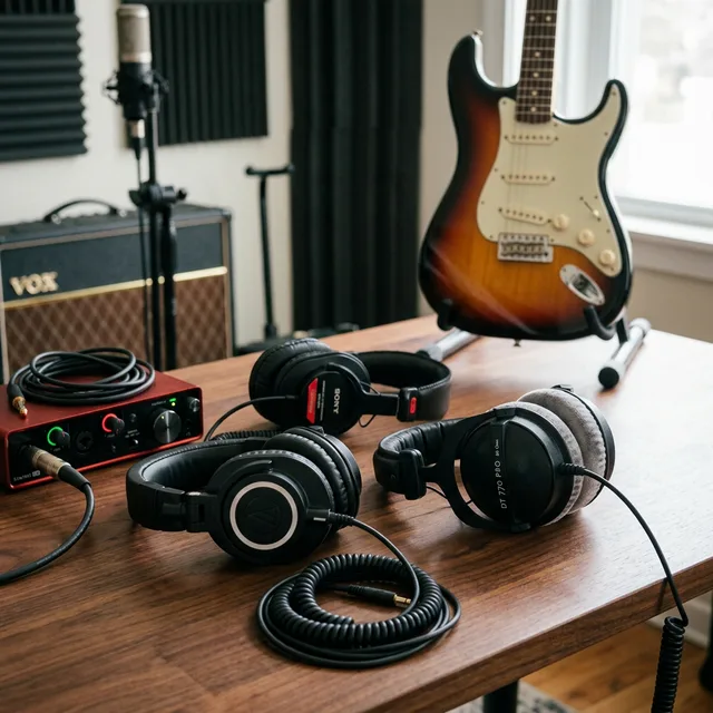 Best Studio Headphones for Guitar Practice and Recording (2026)